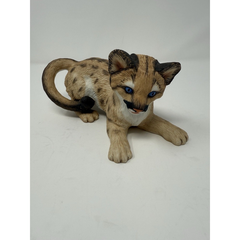 Lenox‎ Smithsonian Institution 1991 Florida Panther Cub App 7" Long Figurine IOB